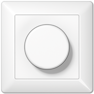 Full plate with knob