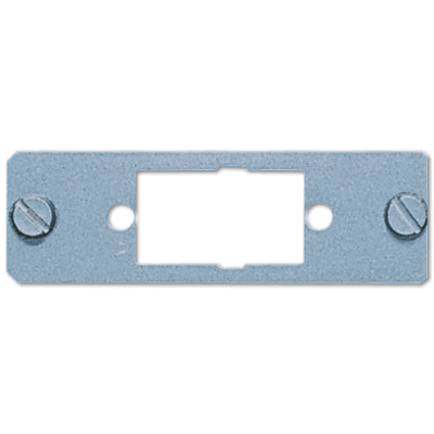 Mounting plate for D-subminiature sockets Mounting
