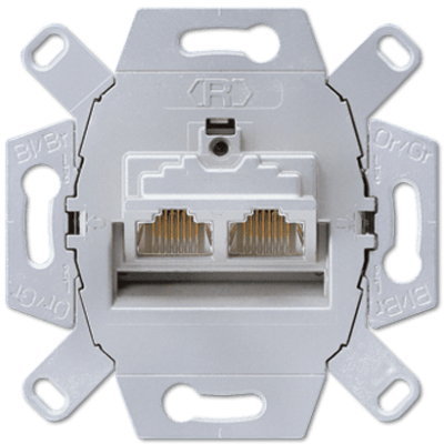 Modular jack socket, cat. 6 / Class E