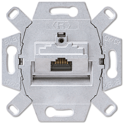 Modular jack socket, cat. 6 / Class E