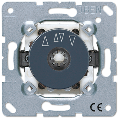 Rotary blind switch insert 10 A / 250 V ~