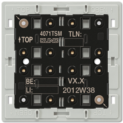 دکمه‌ی فشاری استاندارد برای KNX یک بانده مدل 4071 TSM