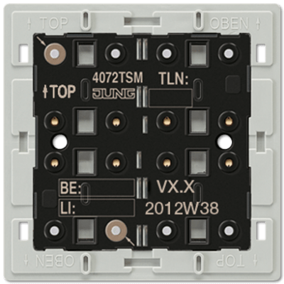 دکمه‌ی فشاری استاندارد برای KNX دو بانده مدل 4072 TSM