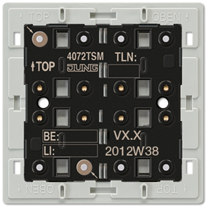 دکمه‌ی فشاری استاندارد برای KNX ، دو بانده مدل 4072 TSM